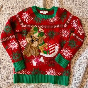 Holiday sweater 8 GUC puppy design
